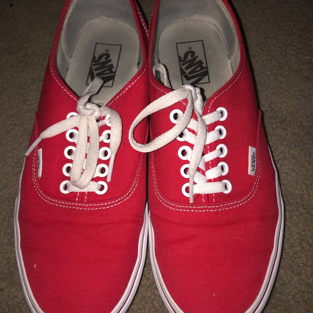 Red UNISEX Vans